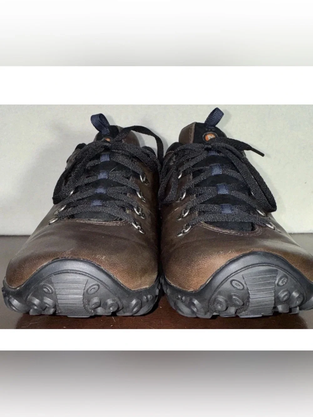 Merrell Hiking Shoes Chameleon Arc Traveler Womens 8.5 Brown Leather Vibram Sole